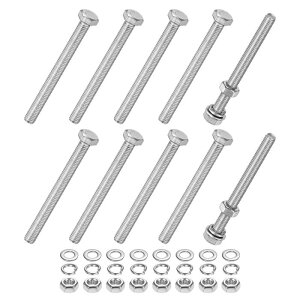 M METERXITY �i�b�g�t��10����Z�p�`�w�b�h�{���g M5x55mm �X�e�����X�|�{���g�ƃi�b�g�L�b�g ���S�ɂ˂����܂ꂽ���g���b�N�{���g�A�\�[�g�����g ���u/�@�B�p