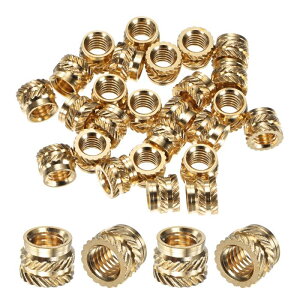 M METERXITY 20����̃l�W���݃C���T�[�g M6 x 7mm x 9mm�^�J�������m�u���g���b�N�i�b�g �v���X�`�b�N/DIY 3D�v�����g�R���|�[�l���g�p�̐^�J�q�[�g�Z�b�g�C���T�[�g���ߍ��݃i�b�g