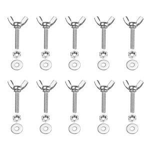 PATIKIL M4-0.7 x 20 mm �E�B���O�o�^�t���C�X�N�����[10�� 304�X�e�����X�X�`�[���E�B���O�i�b�g����у{���g�}�V���t�@�X�i�[�T���n���h�X�N�����[�d�q�@��DIY�c�[���p�V���o�[