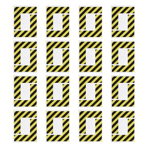 PATIKIL 5S���P�[�V�����}�[�L���O�R�[�i�[ 32��4 x 4 x 1.2�C���`PVC L���^�t���A�}�[�L���O�e�[�v�������q�Ƀf�X�N�e�[�u���g�b�v�p ���[�N�v���C�X�t���[�I�[�K�i�C�[�[�V�����}�[�J�[ �C�G��