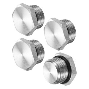 M METERXITY 4����̊O�Z�p�w�b�h�X���b�h�p�C�v�v���O�t�B�b�e�B���O 1/2 NPT���X304�X�e�����X�|�\���b�h�X���b�h�o���O�v���O �V�[�������O�t�� �p�C�v�G���h���I�����邽�߂�