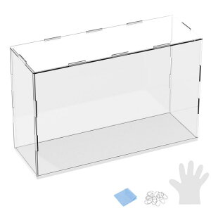 M METERXITY 1�p�b�N�̃A�N�����f�B�X�v���C�P�[�X 11.8x3.9x7.9�C���`/30x10x20cm�̃A�N�����N���A�f�B�X�v���C�P�[�X�{�b�N�X �R���N�V�����p�̍����ؐ��x�[�X�t�� �h�o�V���[�P�[�X[�z���C�g �N