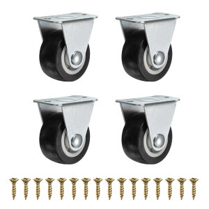 PATIKIL 1.25�C���`�Œ�L���X�^�[�z�C�[��PVC�x�A�����O�Ȃ����^���]�L���X�^�[�z�C�[���Ƌ�����o�����[�{�b�N�XDIY�v���W�F�N�g�p-4�i���j