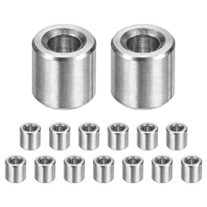 M METERXITY 15PCS M3 304�X�e�����X�X�`�[���X�y�[�T�[3 mm ID x 6mm OD x 6mm l ���^���X�N�����[�X�^���h�I�t�u�b�V���O��s�@�d�グ���E���h�X�y�[�T�[304�X�e�����X�X�`�[���p�l�W�{���g�V���o�[