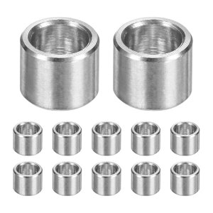 M METERXITY 12PCS M7 304�X�e�����X�X�`�[���X�y�[�T�[ 7mm ID x 10mm OD x 8mm l ���^���X�N�����[�X�^���h�I�t�u�b�V���O ��s�@�d�グ ���E���h�X�y�[�T�[ 304�X�e�����X�X�`�[�� �X�N�����[�{���g�p