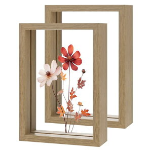 M METERXITY 2�p�b�N�̖ؐ��v���X�t�����[�t���[���A4 x 6�C���`�̃_�u���A�N���������s�N�`���[�t���[���A�h���C�t�����[/�e�[�u���g�b�v/DIY/��|�p[�؂̐F]