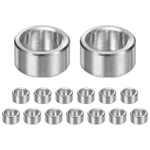 M METERXITY 15PCS M7 304XeXX`[Xy[T[7mm ID x 10mm OD x 5mm l ^XN[X^hItubVOs@dグEhXy[T[304XeXX`[plW{gVo[