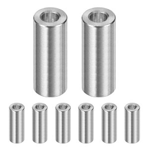 M METERXITY 8PCS M6 304�X�e�����X�X�`�[���X�y�[�T�[ 6mm ID x 12mm OD x 28mm l ���^���X�N�����[�X�^���h�I�t�u�b�V���O ��s�@�d�グ ���E���h�X�y�[�T�[ 304�X�e�����X�X�`�[���p�{���g�l�W�V���o