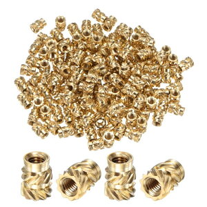 M METERXITY 150�p�b�N�̃l�W���݃C���T�[�g M3 x 6.5mm x 5mm�^�J�������m�u���g���b�N�i�b�g �v���X�`�b�N/DIY 3D�v�����g���i�p�̐^�J�q�[�g�Z�b�g�C���T�[�g���ߍ��݃i�b�g