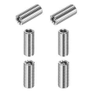M METERXITY 6�p�b�N�̃X���b�h�A�_�v�^�[�X���[�u���_�N�V�����i�b�g�AM12x1.75���X����M8x1.25���X�ւ�30mm H�X���b�h���y�A�C���T�[�g�X�e�����X�X�`�[���i�b�g�X�N�����[���f���[�T�[�A�X�N��