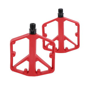 A ABSOPRO ���]�ԃy�_�� �A���~���� ���j�o�[�T���o�C�N�t���b�g�y�_�� ���˃X�g���b�v�Ȃ� ���b�h 14mm�ɓK�� ����~�ߎ��]�ԃy�_�� BMX�ɑΉ� MTB�ɑΉ� ���[�h�o�C�N�p 1�y�A 12.4x10cm