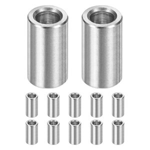 M METERXITY 12PCS M6 304�X�e�����X�X�`�[���X�y�[�T�[6mm ID x 10mm OD x 18mm l ���^���X�N�����[�X�^���h�I�t�u�b�V���O��s�@�d�グ���E���h�X�y�[�T�[304�X�e�����X�X�`�[���p�l�W�{���g�V���o�[