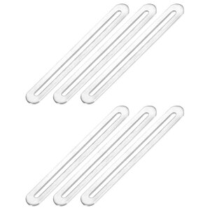 M METERXITY 6�p�b�N�̃V���O���X���b�g�t�������\�ȕ������f�B���O�v���[�g�T�|�[�g �ؐ��Ƌ�/�؍�PC�P�[�X�z���_�[�p��6.1x0.75�C���`�̃X�g���[�g���y�A�t�B�L�V���O�T�|�[�g�R�l�N�^[�V