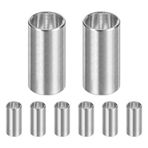 M METERXITY 8PCS M8 304�X�e�����X�X�`�[���X�y�[�T�[ 8mm ID x 10mm OD x 20mm l ���^���X�N�����[�X�^���h�I�t�u�b�V���O ��s�@�d�グ ���E���h�X�y�[�T�[ 304�X�e�����X�X�`�[�� �X�N�����[�{���g�p 