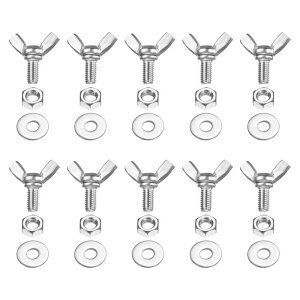 PATIKIL M6-1 x 12 mm �E�B���O�o�^�t���C�X�N�����[10��304�X�e�����X�X�`�[���E�B���O�i�b�g����у{���g�}�V���t�@�X�i�[�T���n���h�X�N�����[�d�q�@��DIY�c�[���p�V���o�[