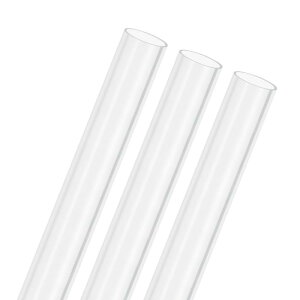 M METERXITY 3�p�b�N�̃N���A�v���X�`�b�N�`���[�u 19mm[0.75"] ID x 21mm[0.83"] OD ���Ռ������|���J�[�{�l�[�g�ۃp�C�v ������/�Ɩ�/������/�͌^�p �v���X�`�b�N�`���[�r���O [305mm/12IN]