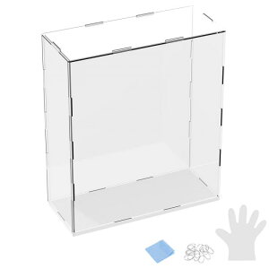 M METERXITY 1�p�b�N�̃A�N�����f�B�X�v���C�P�[�X 9.8x3.9x11.8�C���`/25x10x30cm�̃A�N�����N���A�f�B�X�v���C�P�[�X�{�b�N�X �R���N�V�����p�̍����ؐ��x�[�X�t�� �h�o�V���[�P�[�X[�z���C�g �N