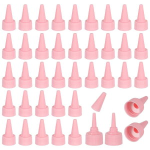 PATIKIL 24/410 �g�D�C �X�g�g�b�v�L���b�v 100�� �v���X�`�b�N���X�N �C�[�Y�{�g�������L���b�v �y�C���g�W�O���[����DIY�N���t�g�p�t�H�[���K�X�P�b�g�t�� �s���N