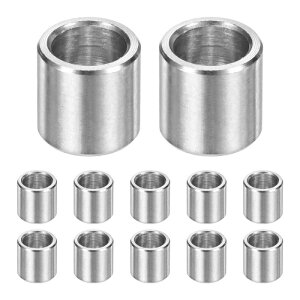 M METERXITY 12PCS M7 304XeXX`[Xy[T[7mm ID x 10mm OD x 10mm l ^XN[X^hItubVOs@dグEhXy[T[304XeXX`[plW{gVo[