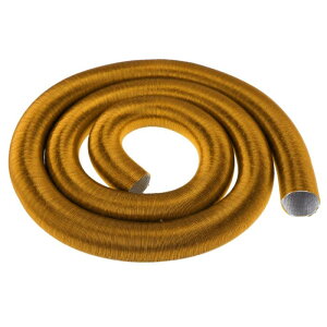 VekAuto 42mm Dia 500cm �ԗp�q�[�^�[�_�N�g�p�C�v �A���~���g�[�G�A�_�N�g�z�[�X �f�B�[�[���q�[�^�[�p �S�[���h�g�[��