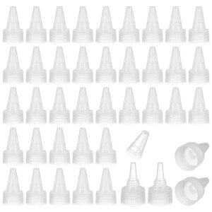 PATIKIL 28/410 �g�D�C �X�g�g�b�v�L���b�v 100�� �v���X�`�b�N���X�N �C�[�Y�{�g�������L���b�v �y�C���g�W�O���[���zDIY�N���t�g�p�t�H�[���K�X�P�b�g�t�� �N���A