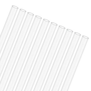 M METERXITY 10�p�b�N �N���A�v���X�`�b�N�`���[�u 5mm[0.2"] ���a x 7mm[0.28"] �O�a ���Ռ������|���J�[�{�l�[�g�ۃp�C�v ������/�Ɩ�/������/�͌^�p �v���X�`�b�N�`���[�r���O [500mm/19.7IN]