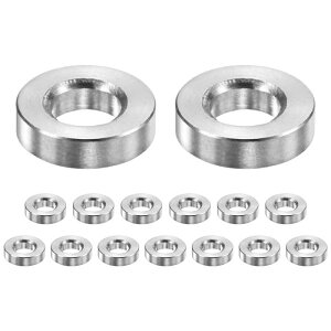 M METERXITY 15PCS M6 304�X�e�����X�X�`�[���X�y�[�T�[6mm ID x 12mm OD x 3 mm l ���^���X�N�����[�X�^���h�I�t�u�b�V���O��s�@�d�グ���E���h�X�y�[�T�[304�X�e�����X�X�`�[���p�{���g�V���o�[