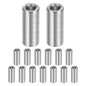 M METERXITY 15PCS M3 304�X�e�����X�X�`�[���X�y�[�T�[3 mm ID x 6mm OD x 14mm l ���^���X�N�����[�X�^���h�I�t�u�b�V���O��s�@�d�グ���E���h�X�y�[�T�[304�X�e�����X�X�`�[���p�l�W�{���g�V���o�[