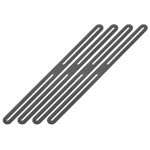 M METERXITY 4�p�b�N�̃V���O���X���b�g�t�������\�ȕ������f�B���O�v���[�g�T�|�[�g �ؐ��Ƌ�/�؍�PC�P�[�X�z���_�[�p��14.17x0.94�C���`�̃X�g���[�g���y�A�t�B�L�V���O�T�|�[�g�R�l�N�^[��