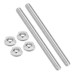 PATIKIL 304�X�e�����X�|���̘Z�p�i�b�g�t���X���b�h���b�h2�{3/8-16x120mm�N�����v�n���K�[�p4�̃t�����W�i�b�g�t���E�����t���X���b�h���b�h