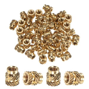 M METERXITY 50�p�b�N�̃l�W���݃C���T�[�g - M4 x 8mm L x 7mm OD�^�J�q�[�g�Z�b�g�C���T�[�g�i�b�g 3D�v�����g���i/�v���X�`�b�N���i/�~�j�`���A�d�q�@��p�������g���b�N�m�u�t���i�b�g