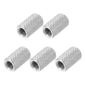 PATIKIL 5�� M5x0.8mm ���i�b�g ��8mm x ����12mm �J�b�v�����O�i�b�g 304�X�e�����X�|�� ���E���h�R�l�N�^�i�b�g �S�˂� �X�y�[�T�[ �X�^�b�h�R�l�N�^�t�@�X�i�[ �J���� �d�q�@�� �@�B �Ƌ� �ڑ� �C