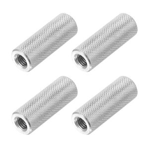 PATIKIL 4�� M8x1.25mm ���i�b�g ��14mm x ����40mm �J�b�v�����O�i�b�g 304�X�e�����X�|�� ���E���h�R�l�N�^�i�b�g �S�˂� �X�y�[�T�[ �X�^�b�h�R�l�N�^�t�@�X�i�[ �J���� �d�q�@�� �@�B �Ƌ� �ڑ� �C