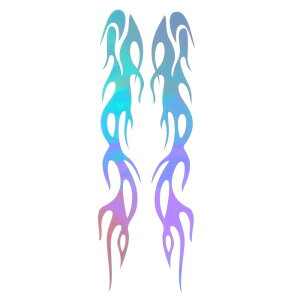 TUCKBOLD 1 �y�A�̉����ԗp�o���p�[�X�e�b�J�[�f�J�[�� �h��PET �J���t�� �o�C�N �E�B���h�E ���b�v�g�b�v �X�[�c�P�[�X �X�N���b�`�h�~�X�e�b�J�[ 24x4cm