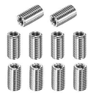 M METERXITY 10�p�b�N�̃X���b�h�A�_�v�^�[�X���[�u�k���i�b�g�AM10x1.5���X����M6x1�I�X�ւ�20mm H�X���b�h�C���C���T�[�g�X�e�����X�X�`�[���i�b�g�l�W���f���[�T�[�A�l�W�X���[�u�ϊ�