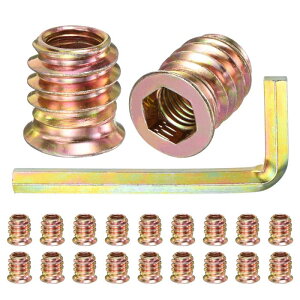 M METERXITY �؍ޗp20����̃l�W���݃C���T�[�g M8x13 mm�w�b�N�X�h���C�u�l�W���݃i�b�g �ؐ��Ƌ�p�����`�t���l�W���݃i�b�g[���g�[��]