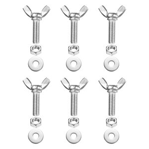 PATIKIL M8-1.25 x 20 mm �E�B���O�o�^�t���C�X�N�����[6�� 304�X�e�����X�X�`�[���E�B���O�i�b�g����у{���g�}�V���t�@�X�i�[�T���n���h�X�N�����[�d�q�@��DIY�c�[���p�V���o�[