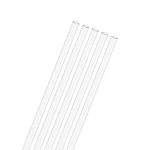 M METERXITY 5�p�b�N �N���A�v���X�`�b�N�`���[�u 2mm[0.08"] ���a x 4mm[0.16"] �O�a ���Ռ������|���J�[�{�l�[�g�ۃp�C�v ������/�Ɩ�/������/�͌^�p �v���X�`�b�N�`���[�r���O [500mm/19.7IN]