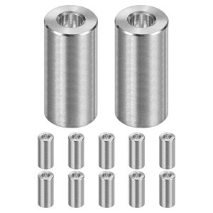 M METERXITY 12PCS M6 304�X�e�����X�X�`�[���X�y�[�T�[6mm ID x 14mm OD x 28mm l ���^���X�N�����[�X�^���h�I�t�u�b�V���O��s�@�d�グ���E���h�X�y�[�T�[304�X�e�����X�X�`�[���p�{���g�V���o�[