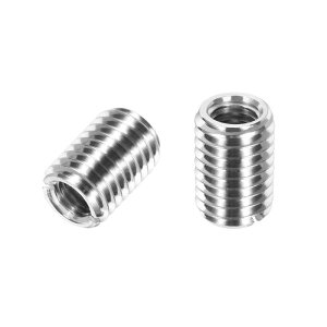 2Pcs 15mm 316�X�e�����X�|�k���i�b�g M12x1.75���X����M8x1.25�I�X