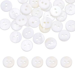 36�� �ۂ��V�R�L�{�^�� 12.5mm 2���^���L�N���t�g�V�[�V�F���{�^�� �ߗ� �V���c �h���X �D��DIY�N���t�g����p �|�[�Z�����z���C�g