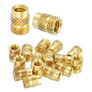 15�̃l�W���݃C���T�[�g�A#10-24UNC x 9.5mm L x 6.93 mm OD ���^�J �j���[�����O�i�b�g ���X�p�l�W���݃q�[�g�Z�b�g�C���T�[�g 3D�v�����g���i �v���X�`�b�N�ޗ�
