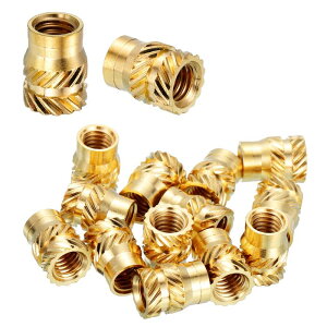 15�̃l�W���݃C���T�[�g�A#10-32UNF x 3/8 l x 7.1mm OD ���^�J �j���[�����O�i�b�g ���X�p�l�W���݃q�[�g�Z�b�g�C���T�[�g 3D�v�����g���i����уv���X�`�b�N�ޗ��p