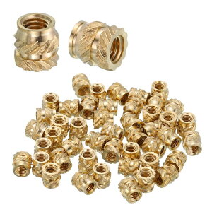 68�̃l�W���݃C���T�[�g M4 x 5mm L x 6mm OD ���^�J���g���b�N�m�u�t���i�b�g�����l�W���݃q�[�g�Z�b�g�C���T�[�g���ߍ��݃i�b�g3D�v�����g���i����уv���X�`�b�N�ޗ��p