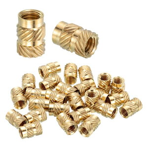 28�̃l�W���݃C���T�[�g M6 x 10mm L x 8mm OD ���^�J���g���b�N�m�u�i�b�g�����l�W���݃q�[�g�Z�b�g�C���T�[�g���ߍ��݃i�b�g 3D�v�����g���i����уv���X�`�b�N�ޗ��p