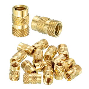 15�̃l�W���݃C���T�[�g�A#10-24UNC x 11.11mm l x 6.93 mm OD ���^�J �j���[�����O�i�b�g ���X�p�l�W���݃q�[�g�Z�b�g�C���T�[�g 3D�v�����g���i �v���X�`�b�N�ޗ�