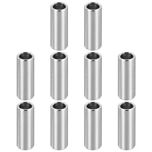 PATIKIL M7ステンレススペーサー 12個のメタルスペーサー7mm ID x 10mm OD x 35mm L スクリュースタンドオフ 1/4"またはM7スクリュー用