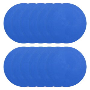 PATIKIL スポットマーカー6" 12個 ノンスリップフロアドットアジリティマーカーフラットフィールドコーンポリドット ジムPEスピードトレーニングダンスサッカーバスケットボールスポーツ ブ