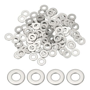 PATIKIL M2.5 x 6mm x 0.5mm �X�e�����X�|�t���b�g���b�V���[ 100�� ���E���h���^�����b�V���[ ���^�X�y�[�T�[ �l�W �{���g �i�b�g �A�\�[�g�����g