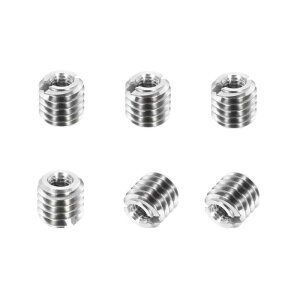 PATIKIL �X���b�h�A�_�v�^�[�X���[�u�k���i�b�g 6��M6x1���X����M3x0.5�I�X�C���C���T�[�g�i�b�g�X�N�����[���f���[�T�[�ϊ�303�X�e�����X�X�`�[���t�@�X�i�[6mm